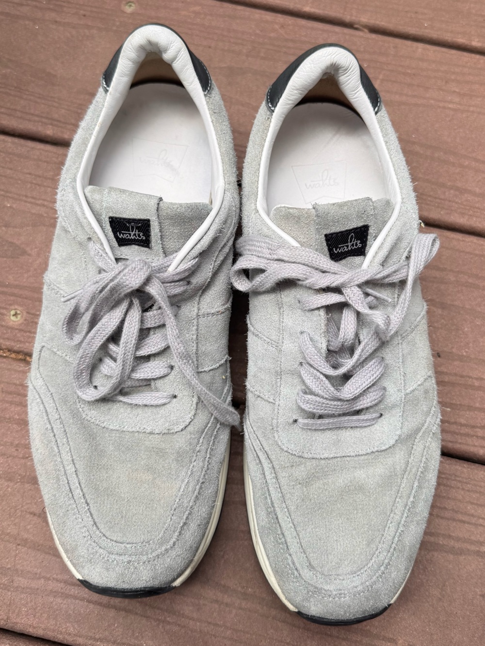WAHTS Grey Suede Sneakers - EU 41
